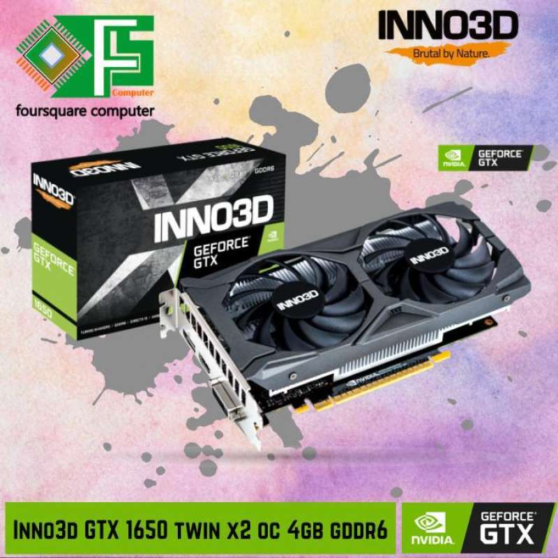 Jual Inno3d Geforce Gtx 1650 Twin X2 Oc 4gb Gddr6 128 Bit