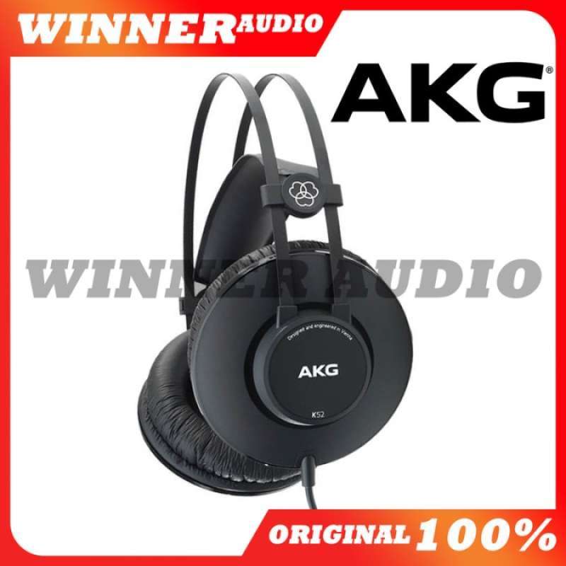 HEADPHONE AKG K52 K 52 STUDIO MONITOR ORIGINAL