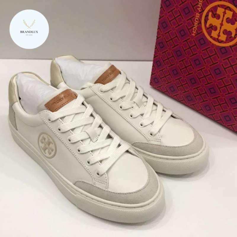 TORY BURCH Color Block Sneakers Bari Nappa 100% Authentic