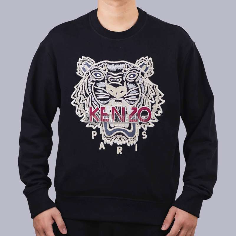Kenzo black shop and gold jumper