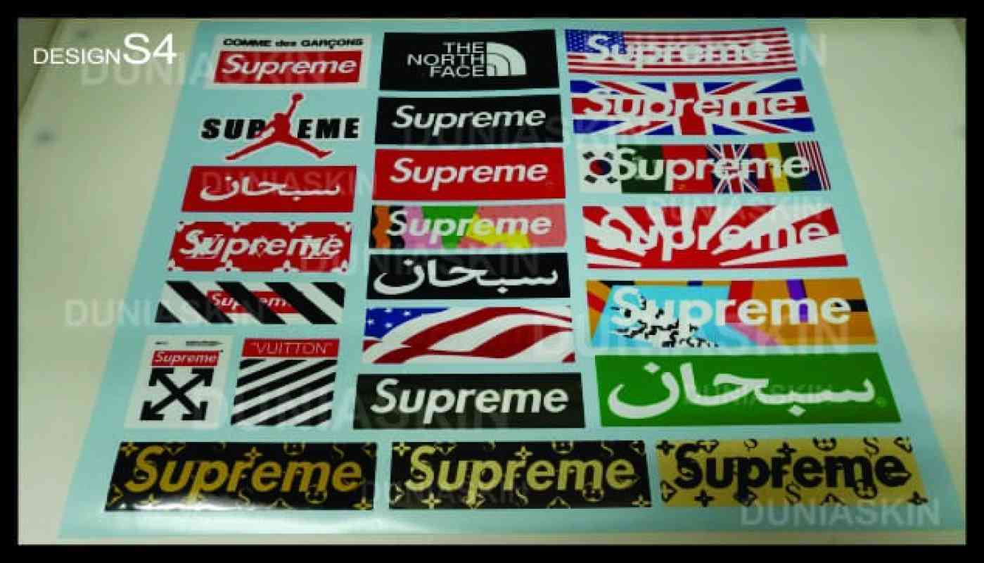 Promo Travel Label Sticker Koper Rimowa Design S4 SUPREME