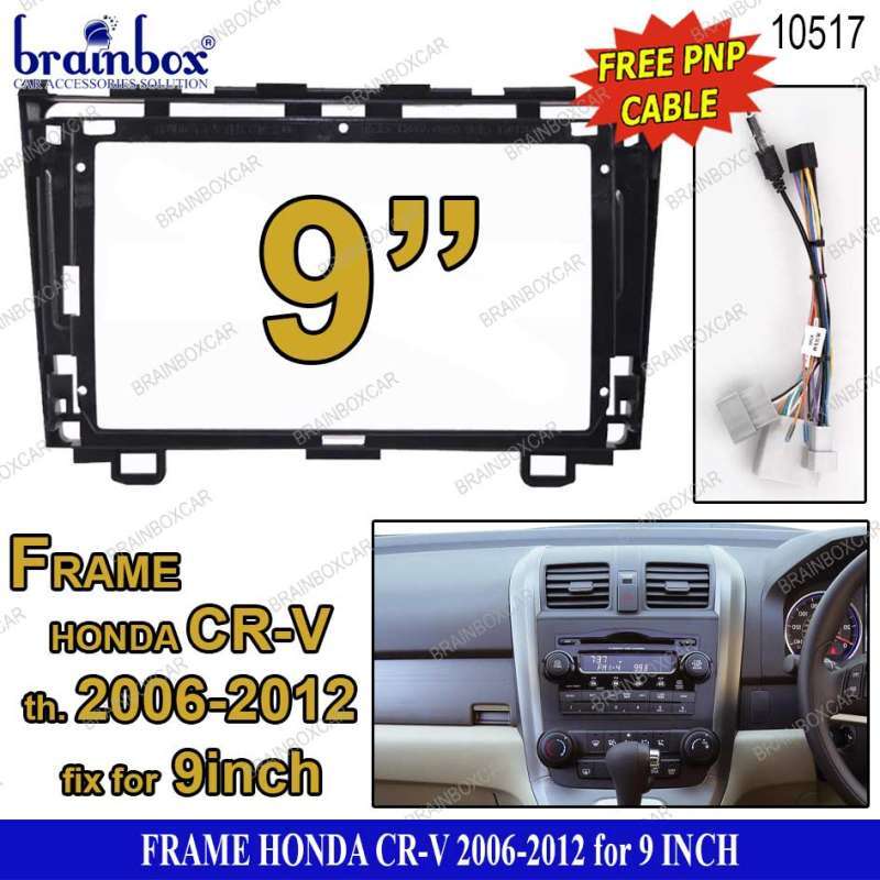 Promo Frame Head Unit Honda Crv 2006-2012 9 Inch Bingkai Panel Tv Mobil  Diskon 40% Di Seller Brainbox Car & Home Stuff - Meral Kota, Kab. Karimun |  Blibli に適合する CRV 3 RE 2006-2011 2012年式 カーラジオ フェイスフレーム フェイシア ステレオパネル ヘッドユニ