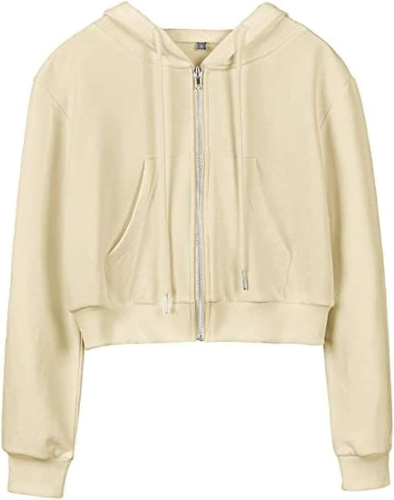 Hoodie crop polos top