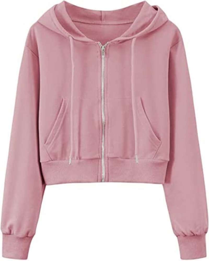 Hoodie crop polos top