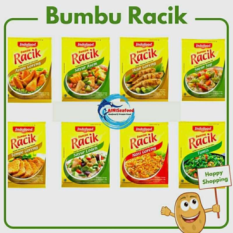 調味料・料理の素・油 Racik Sayur Asem-Lodeh-Sop-Tempe-Ladaku Jual Bumbu Racik Indofood ( Ayam Ikan Tempe Nasi ) Goreng