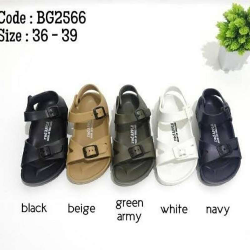 Red cheap apple sandal