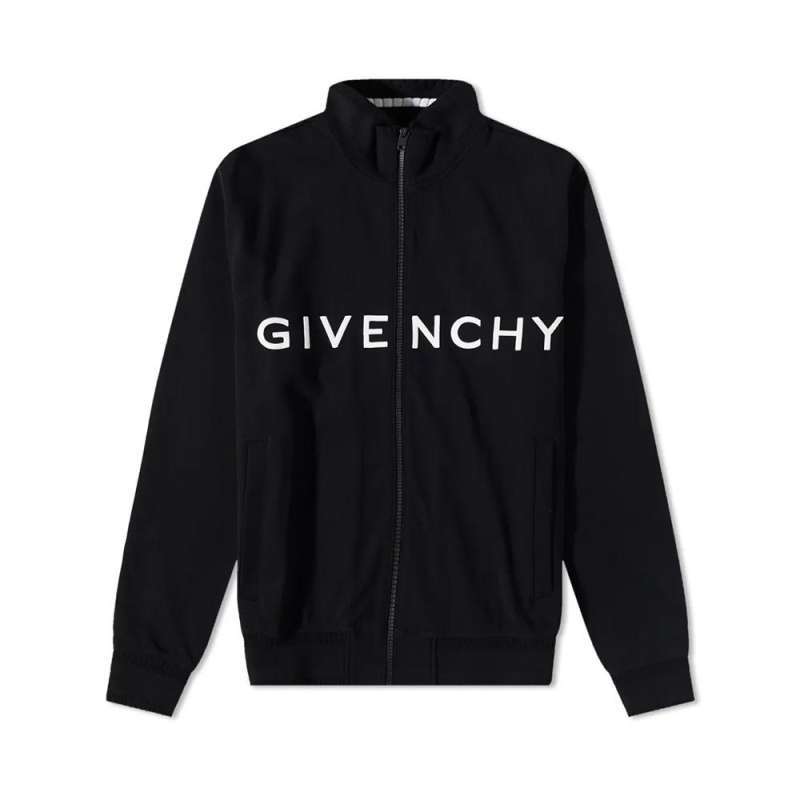 Jual Givenchy Logo Tracksuit Jacket Black di Seller voila.id