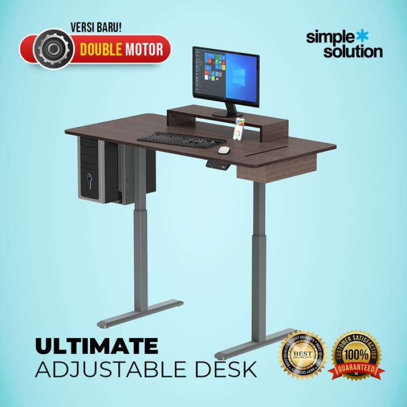 Jual Adjustable Desk Standing Top Table Elektrik Otomatis