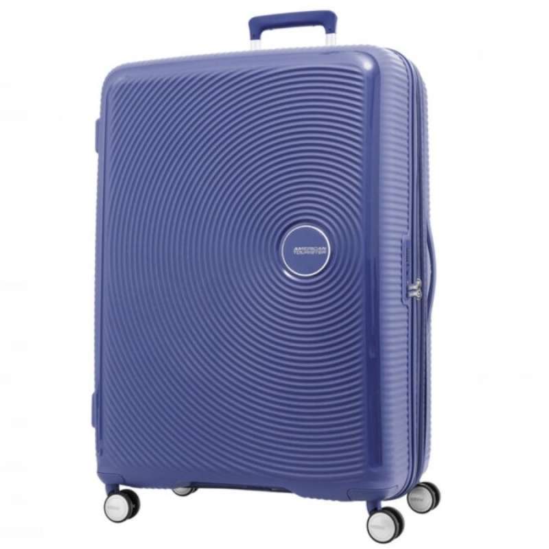 American Tourister Curio EXP Koper Hardcase Large 80cm 30inch Black Biru Muda