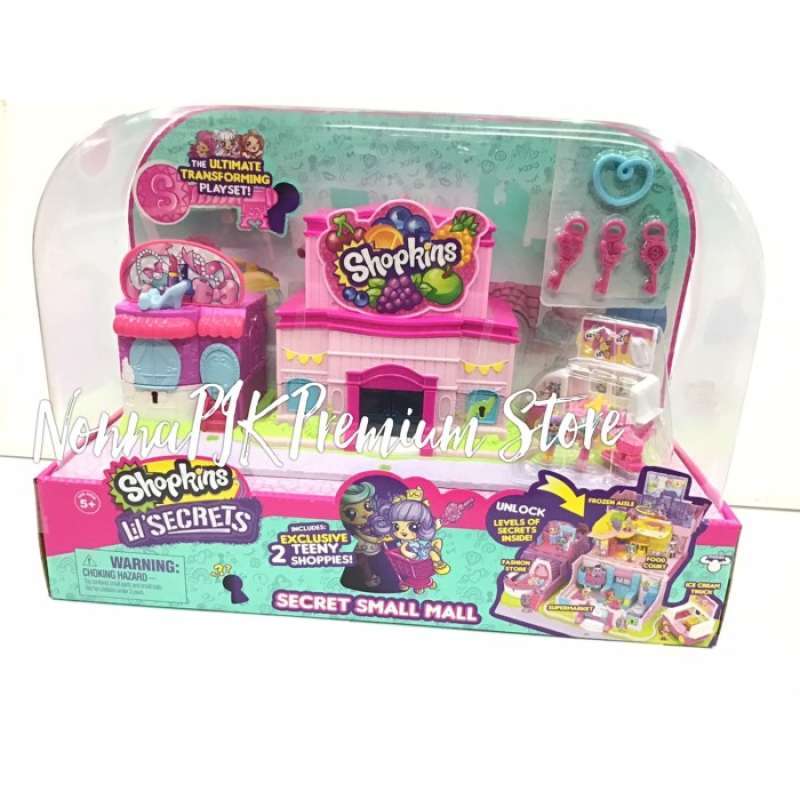Shopkins lil secrets secret small mall 2025