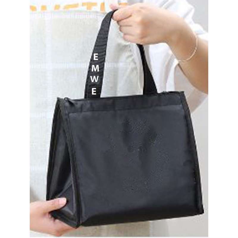 Jual Lunch Cooler Tote Bag Tas Bekal Portable Kotak Makan