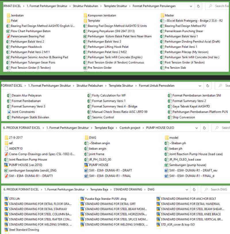 Jual Paket File Excel Rab Proyek Kontruksi Bangunan Teknik ...