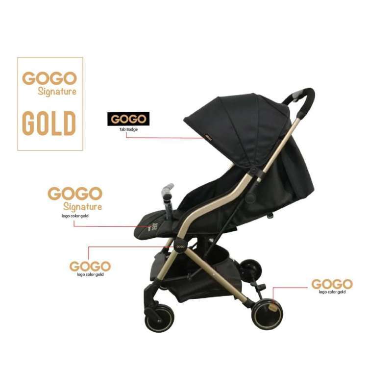 Jual Stroller Cabin Size Gogo Signature Kereta Dorong Bayi Black