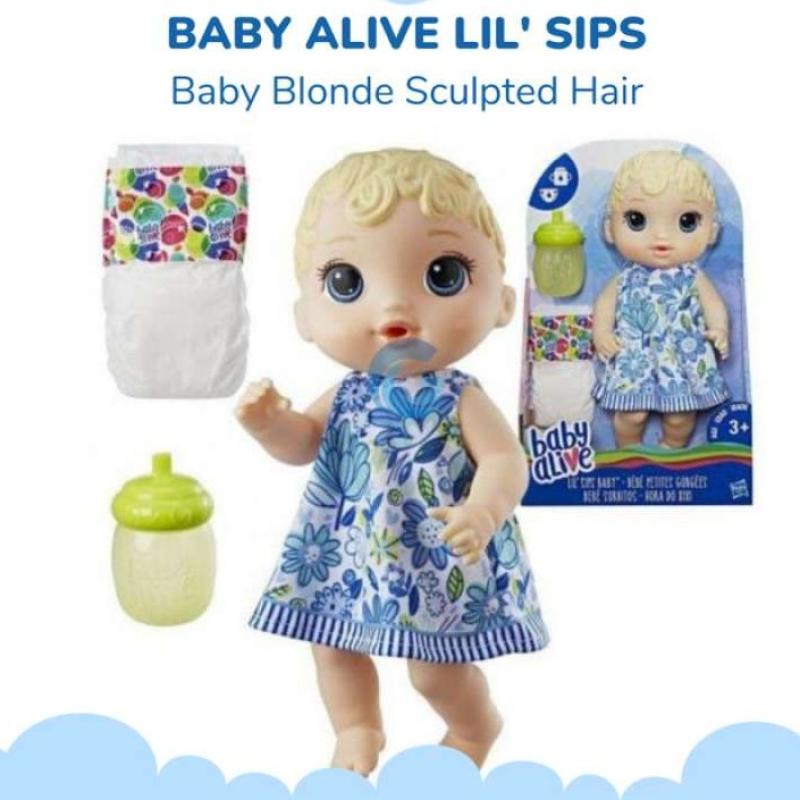 Baby alive lil top sips baby blonde