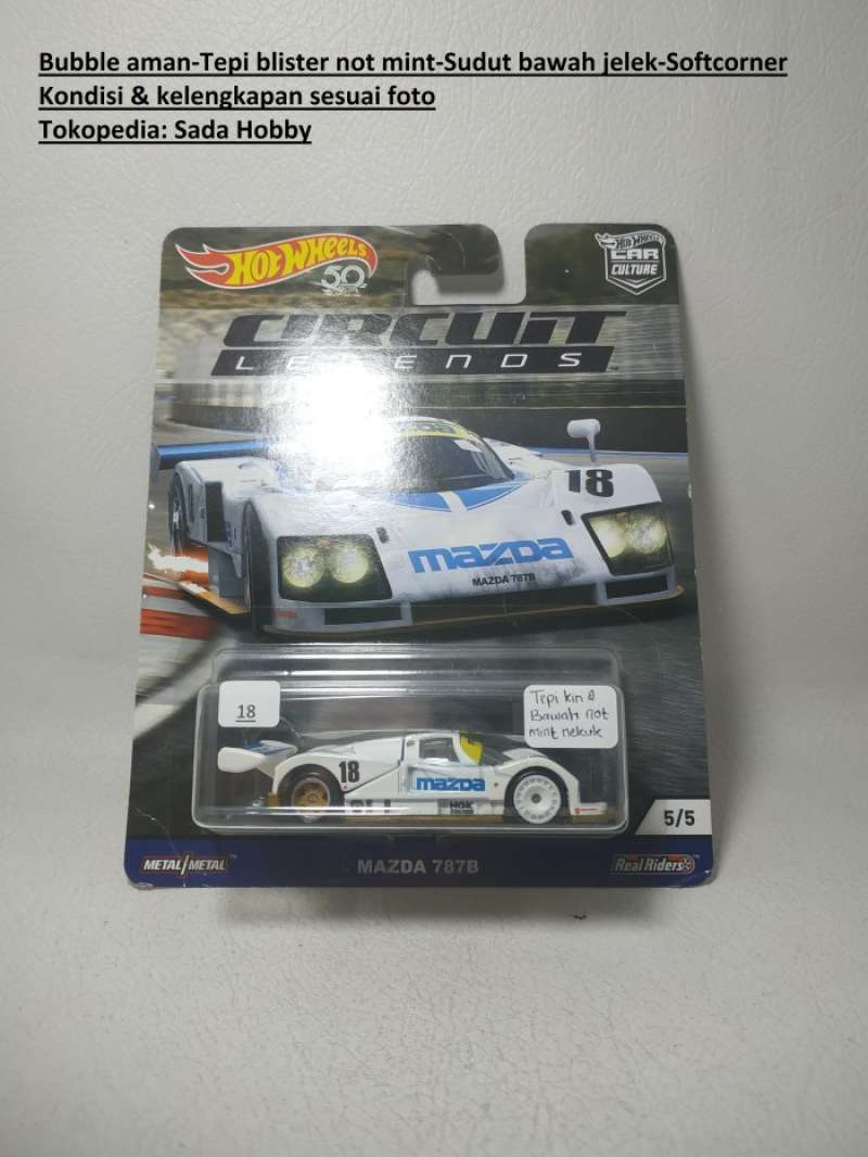 Promo Hot Wheels Car Culture Mazda 787b Circuit Legends Diskon 23
