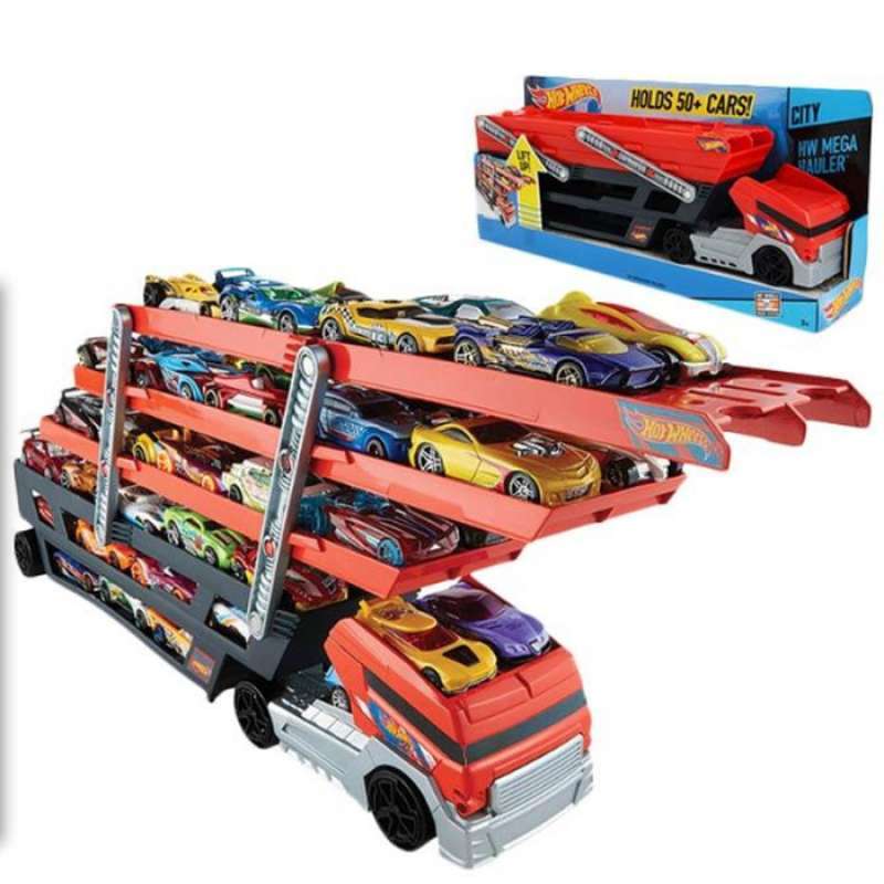 Harga hot wheels mega hauler sale