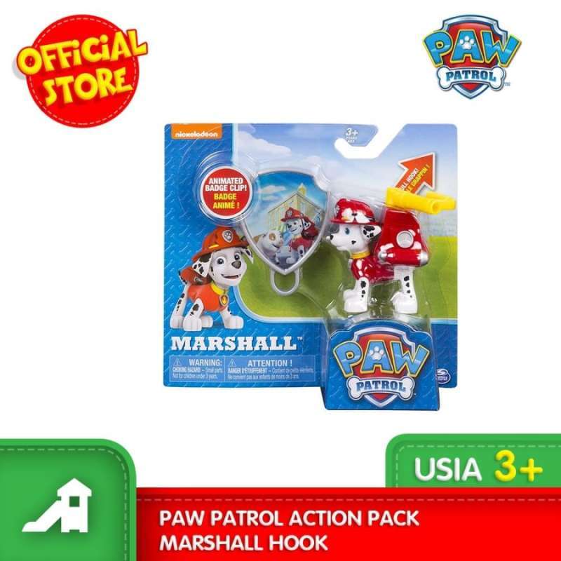 Mainan Figur PAW PATROL Action Pack Marshall Hook