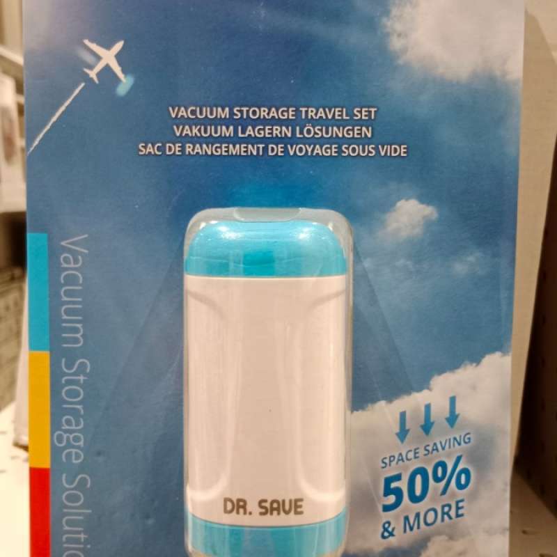Promo Portable Vacuum Bag Pump Dr Save Plastik Packing Baju
