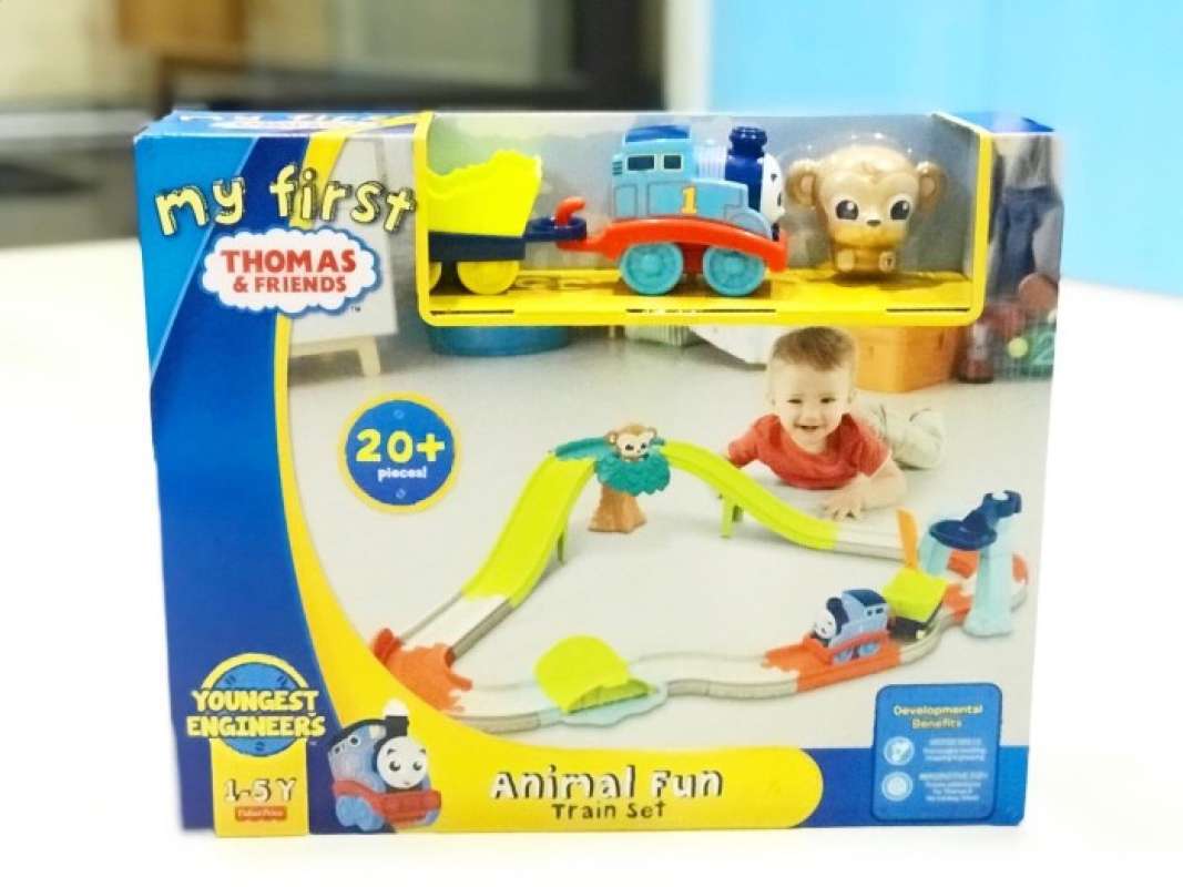 Jual FISHER PRICE THOMAS FRIENDS MY FIRST ANIMAL FUN TRAIN SET