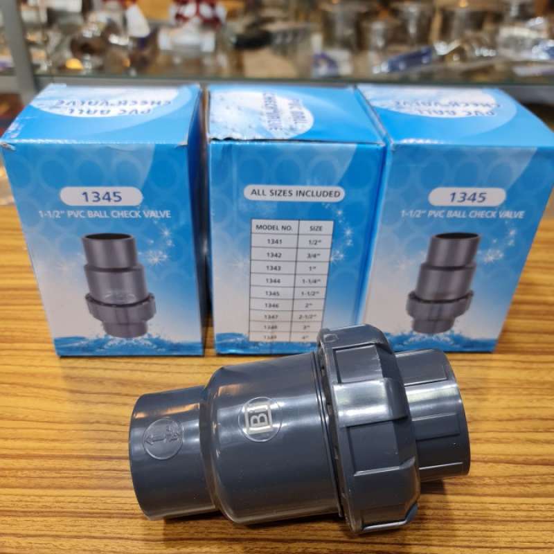 2 inch pvc top ball check valve