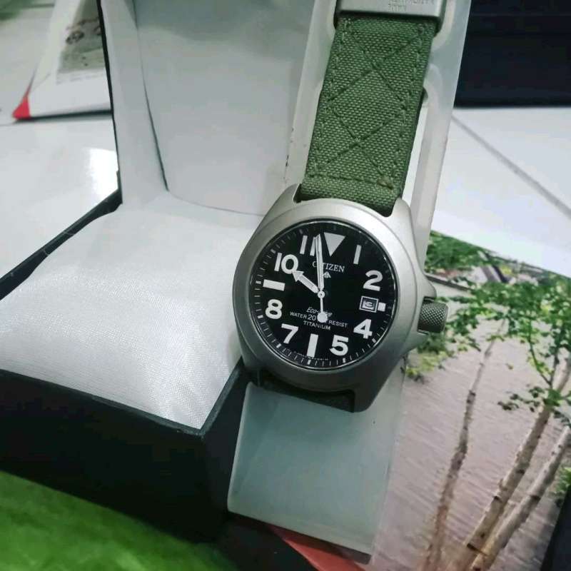 Jual ja0347 Jam tangn CITIZEN Ecodrive Titanium di Seller Yani