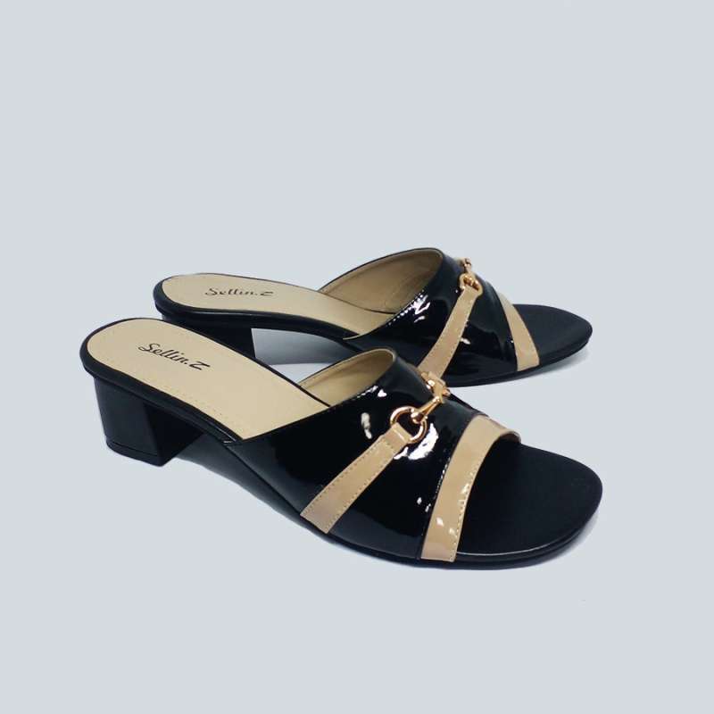 Jual VA Sandal Heels Clogs Wanita Big Size 41 42 43 44 45