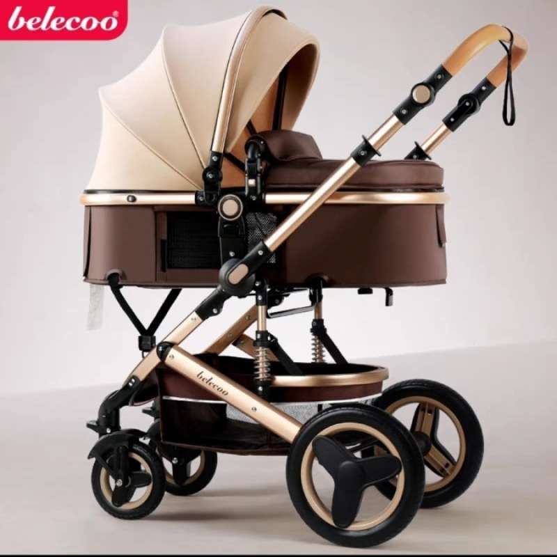 Harga stroller belecoo gold sale
