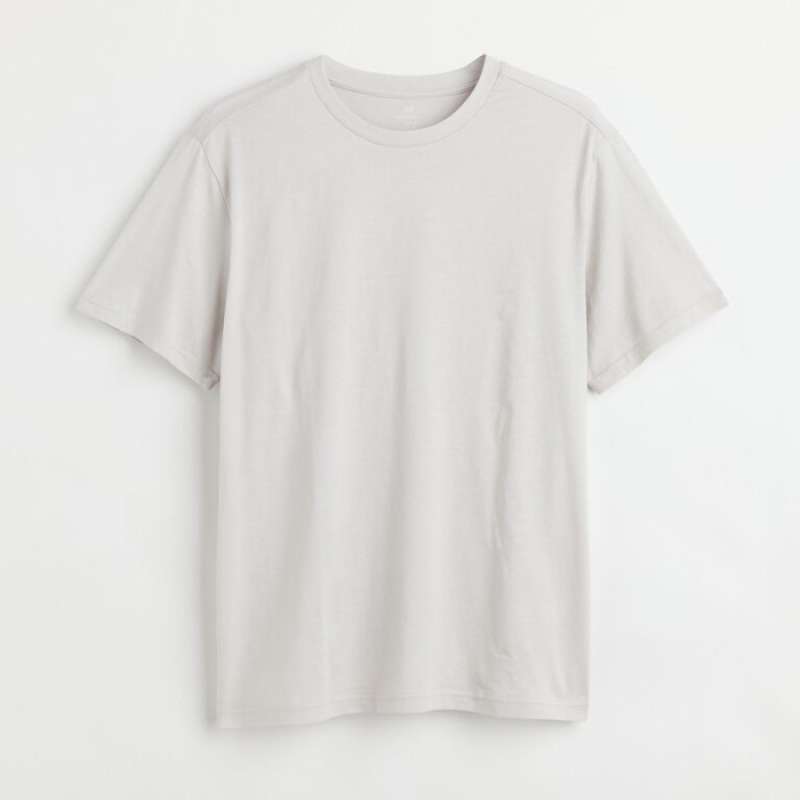 Jual H M Regular Fit Round neck T shirt Original HnM 0685816113