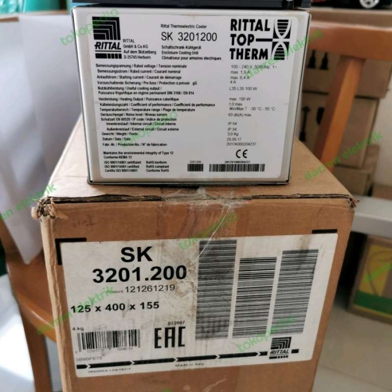 Rittal thermoelectric cooler 2025
