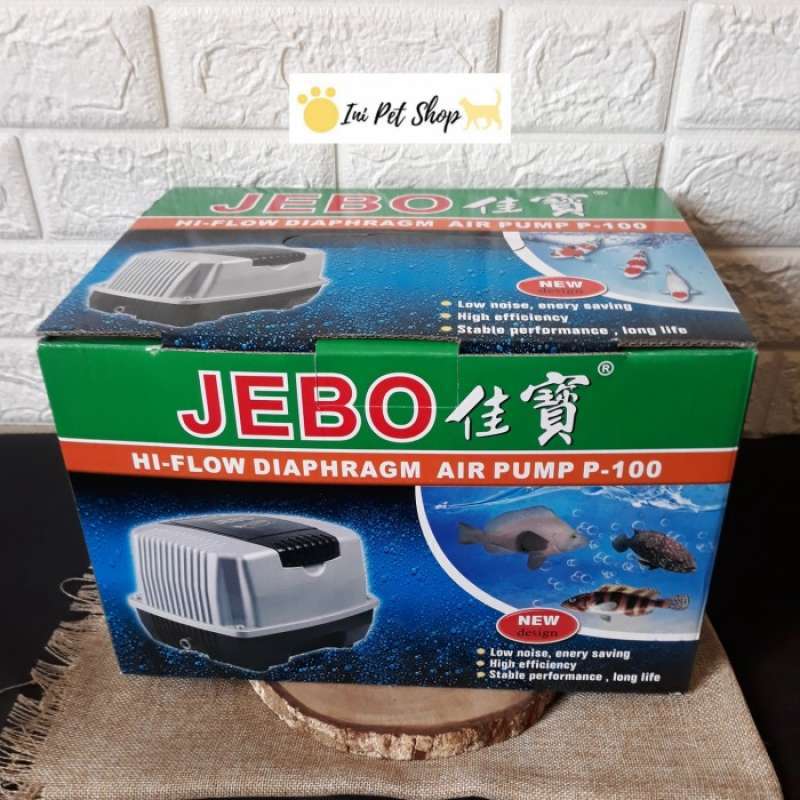 Promo Jebo P100 Pompa Udara Aerator Hi Flow Jebo P 100 Diskon 23