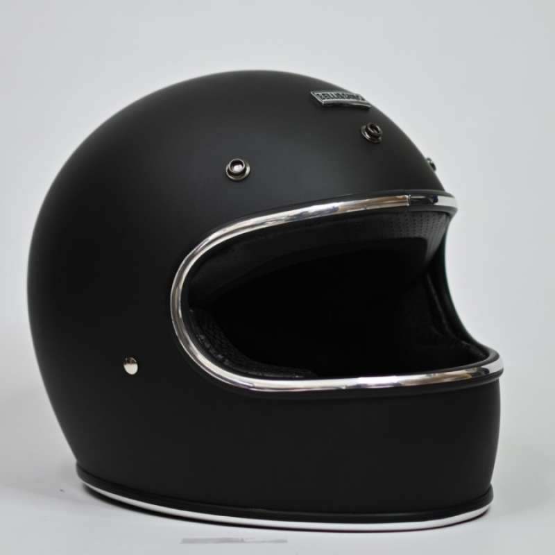 Helm retro full face custom on sale