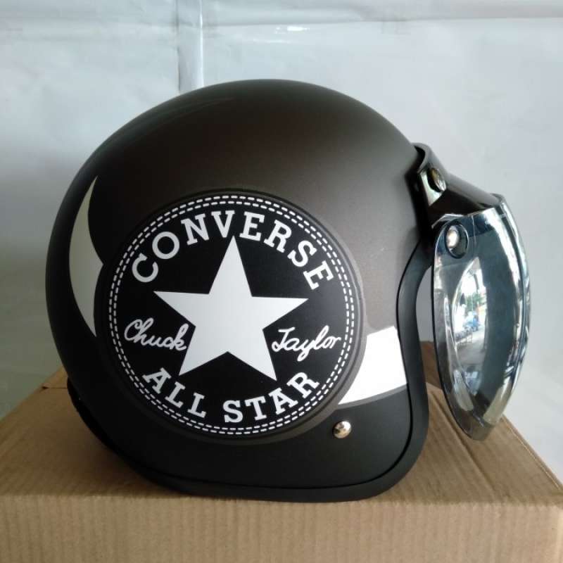 Promo Helm Bogo Retro Merek Jm Motif Converse Warna Abu Doft Diskon 23 Di Seller Fustore Kebon Kacang Kota Jakarta Pusat Blibli
