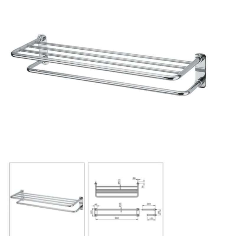 Jual Toto Tx4w Double Towel Bar tx 4 W Rak Handuk 2 Susun tempat Handuk Di Seller Wana Store Kalibata Kota Jakarta Selatan Blibli