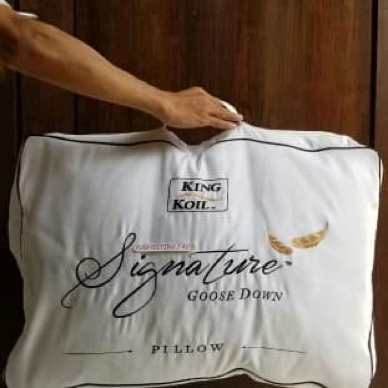 Promo King Koil SIGNATURE Goose Down Pillow 90 800gr ORI Bantal