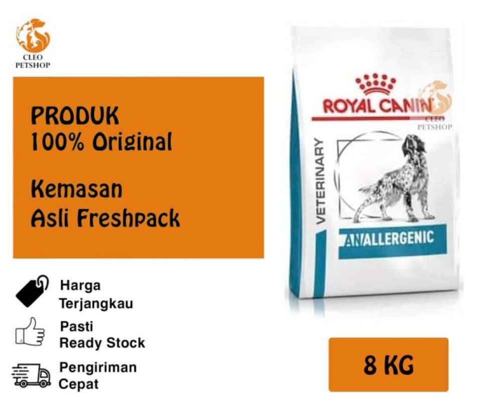 Royal canin veterinary diet canine anallergenic 8kg hot sale