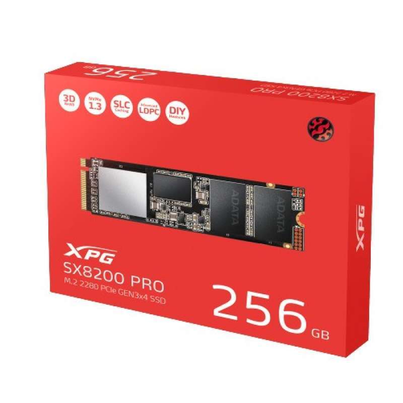 Promo Adata - Ssd Xpg Sx8200 Pro 256gb M.2 Nvme Diskon 23% Di 