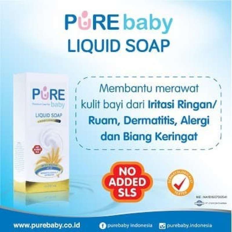 Pure baby liquid soap 230ml clearance