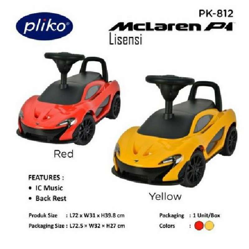 Jual Pliko Mobil Ride On Mclaren 812 Mini car di Seller Lavie