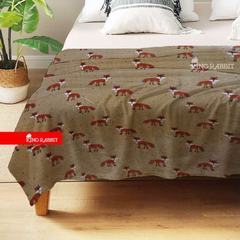 Jual King Rabbit Thermal Blanket Selimut 150x200 cm Moitf Foxy Fox di  Seller Plaza Ambarukmo - Cengkareng Timur, Kota Jakarta Barat | Blibli