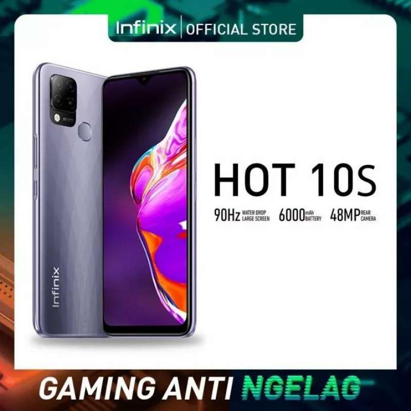 Jual Infinix Hot 10 S 6/128 GB 7° Purple Di Seller