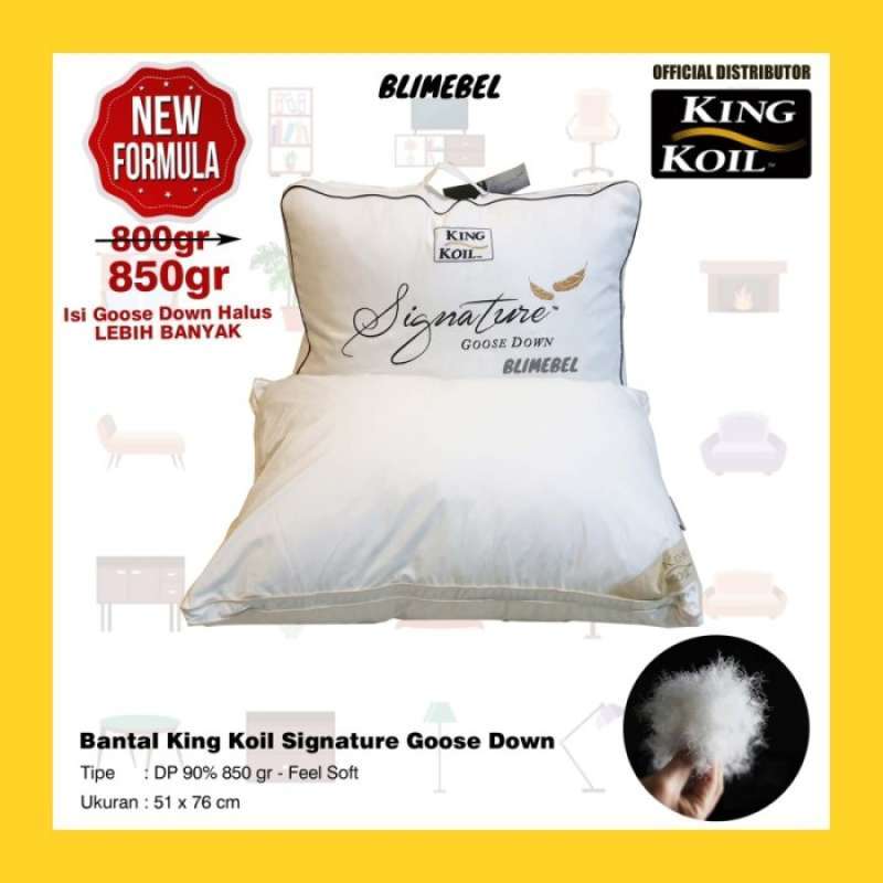 King koil sales goose down pillow