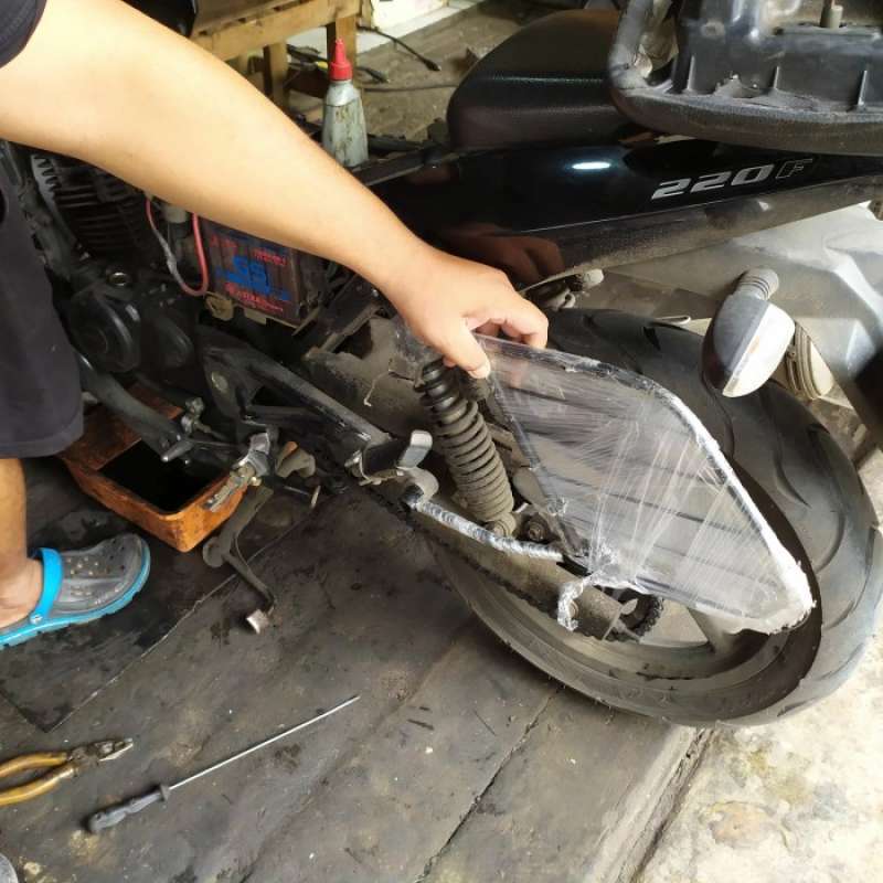 Pulsar 220 sales saree guard