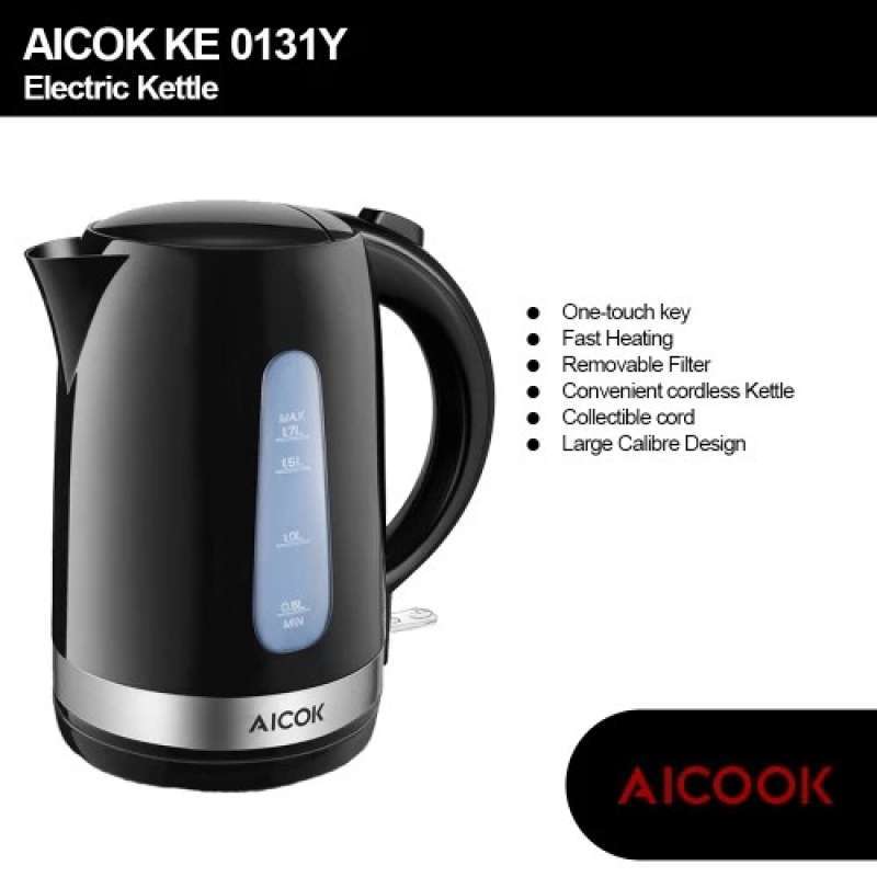 Promo AICOK Electric Premium Kettle 1.7L Teko Listrik Coffee Tea