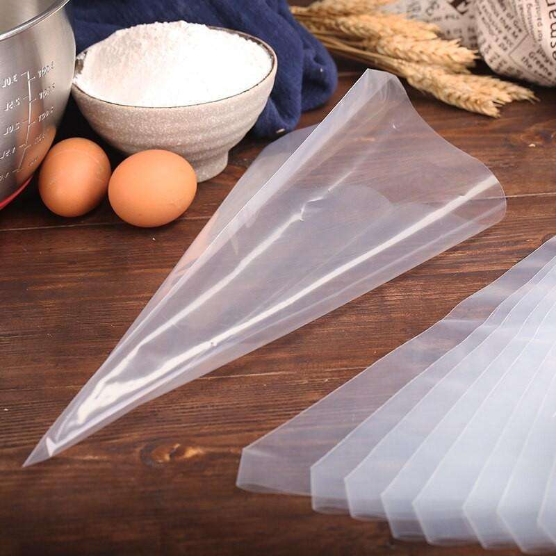 Promo Piping Bag Plastik Baking Decoration 100 Lembar Plastik