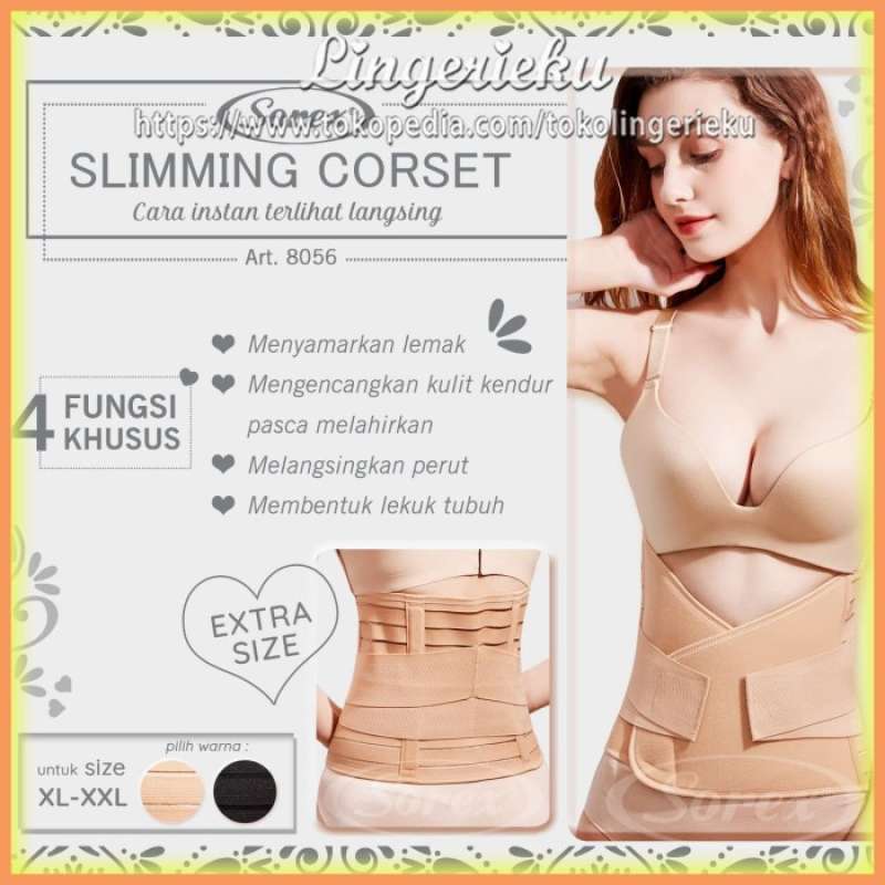 Promo Stagen Korset Pelangsing Perut Sorex 8056 Khusus Size Xl Xxl