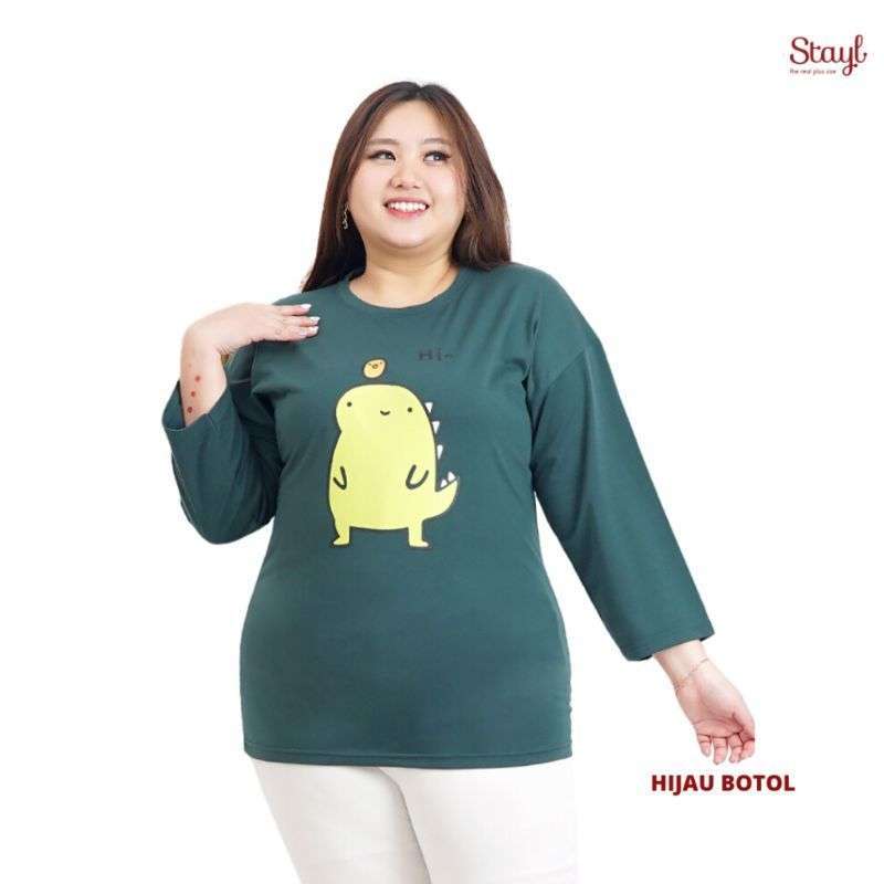 Plus size dinosaur online sweater