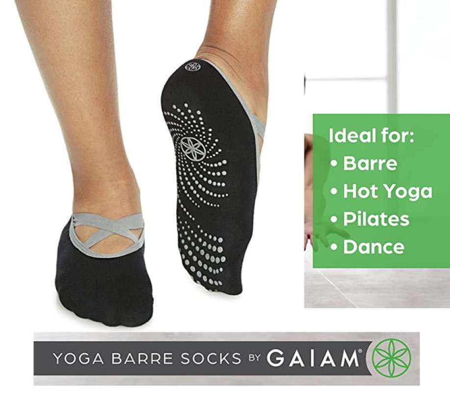 Jual Gaiam Yoga Barre Socks Non Slip Sticky Toe Grippy Casual Unisex Home  di Seller Supermart Market - Cengkareng Timur, Kota Jakarta Barat