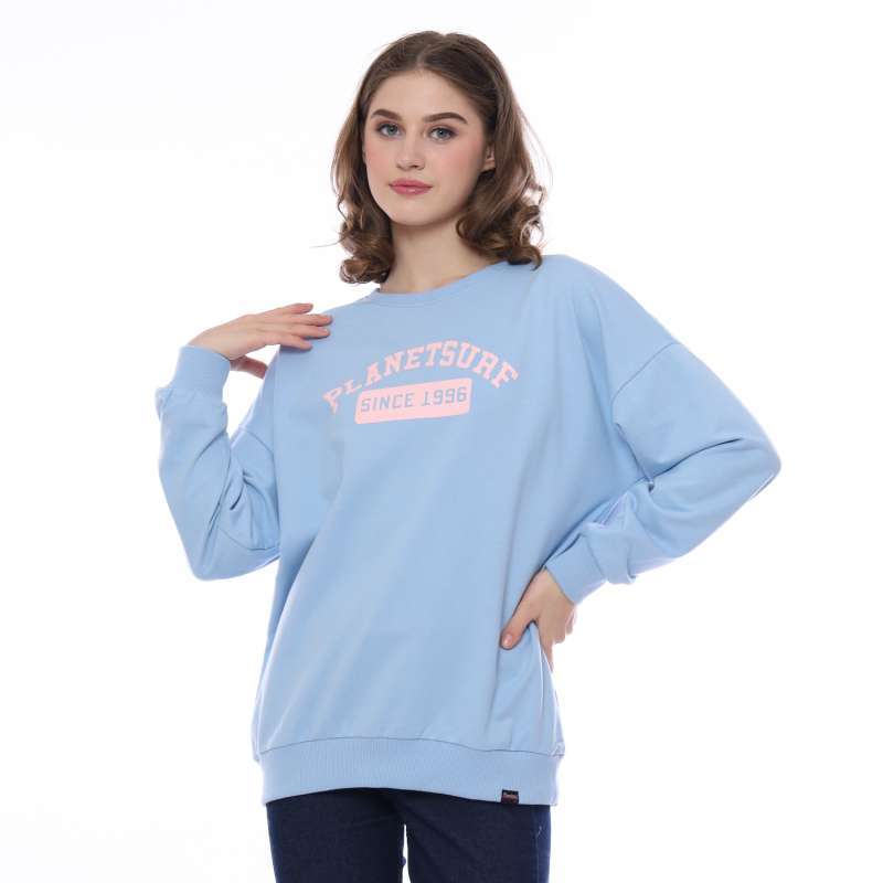 Crew Neck Surf Sweater Organic Cotton Crewneck Sweatshirt Adult (Sage)