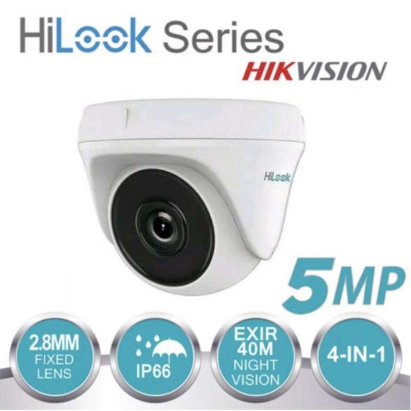 Jual Camera Cctv 5mp Indoor Hilook Thc-t150-p Turret Kamera Analog