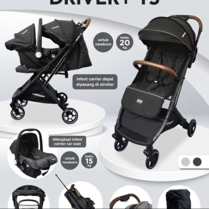 Stroller plus on sale car seat murah